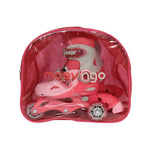 Cap Loisirs Adjustable 3-Wheel Skates - Pink