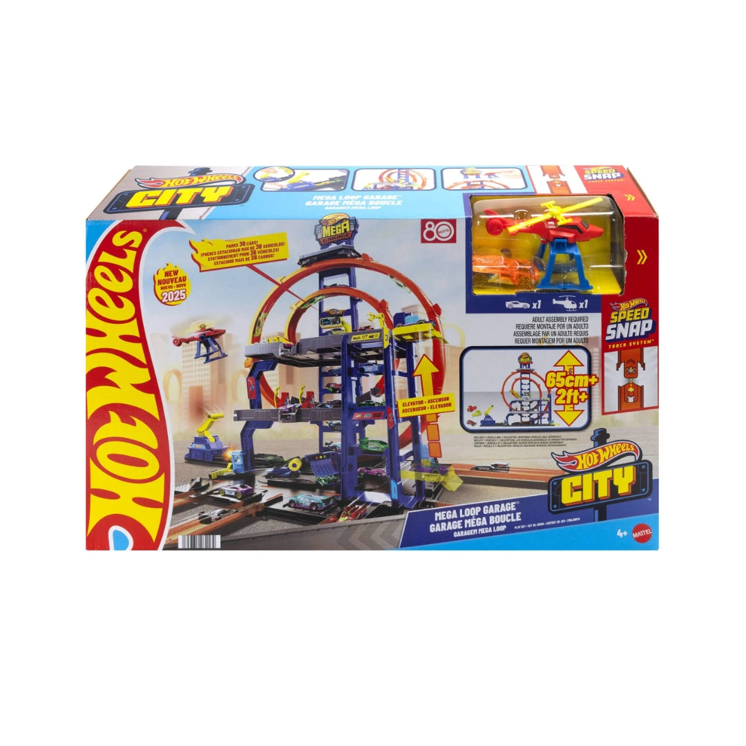 Hot Wheels Mega Loop Garage Playset