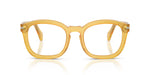 Moutarde-framed eyeglasses on a white background