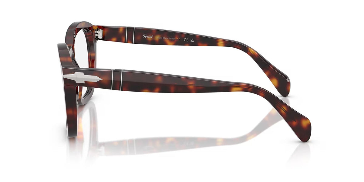 Tortoise eyeglasses on a white background