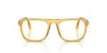 Mutard eyeglasses on a white background