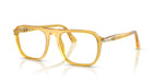 Moutarde-framed eyeglasses on a white background