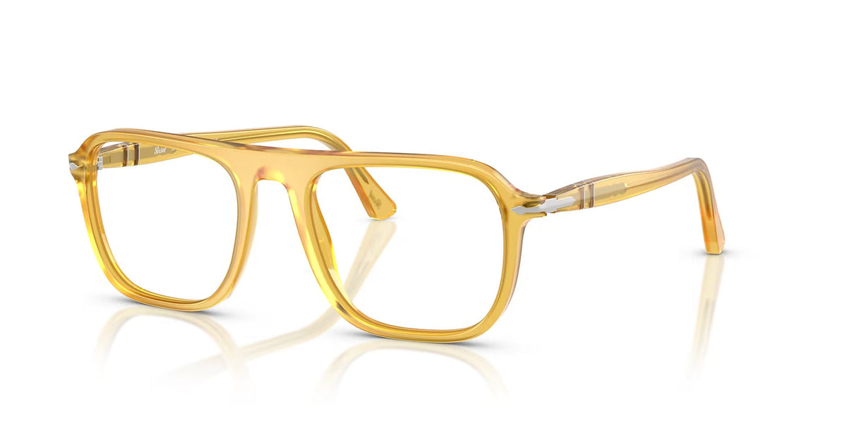 Moutarde-framed eyeglasses on a white background