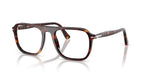 Tortoiseshell eyeglasses on a white background