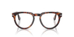 Tortoise eyeglasses on a white background