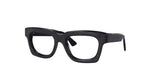 Thick Black eyeglasses on a white background