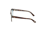 Side angle of tortoiseshell frame on a white background