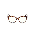 Havana-framed eyeglasses on a white background