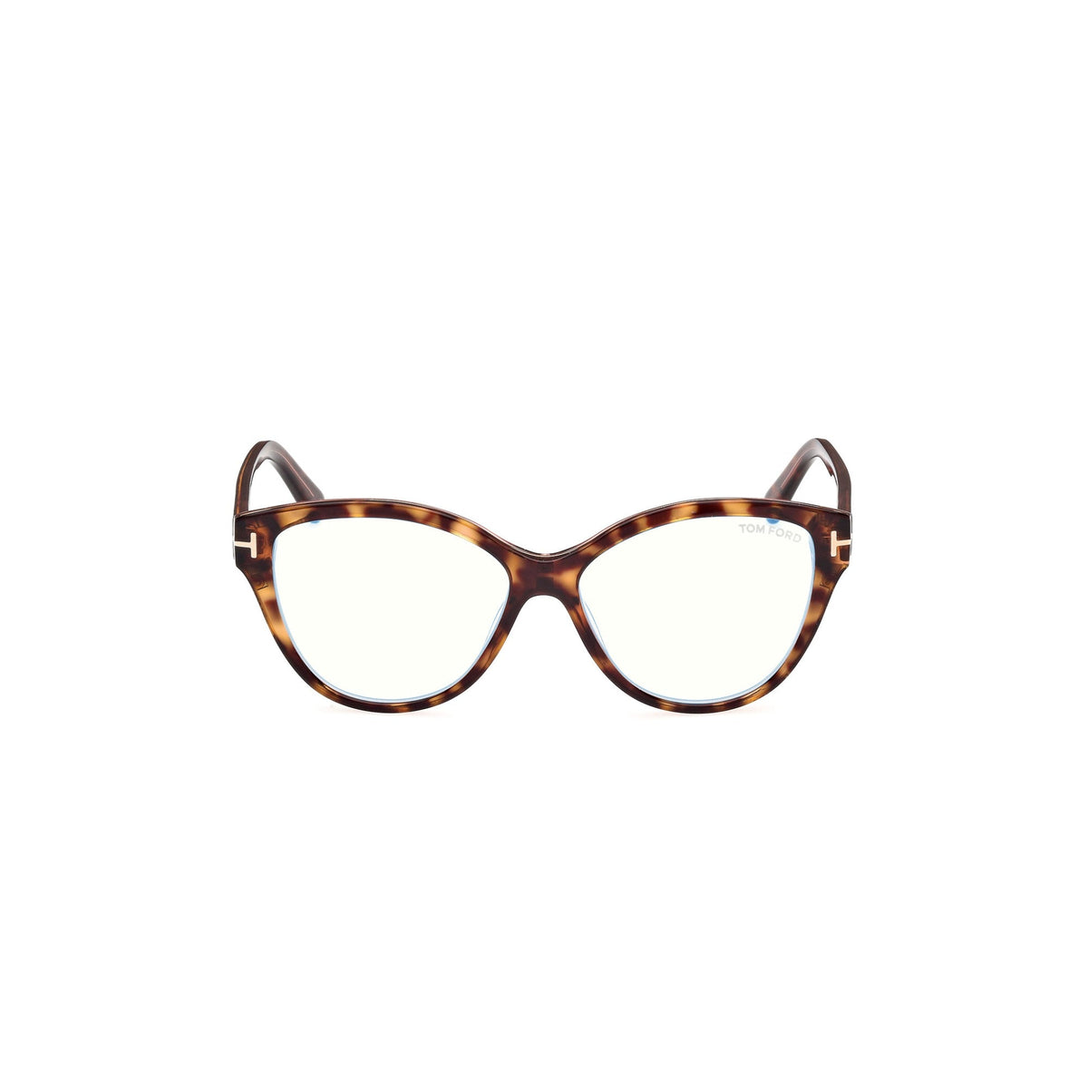 Havana-framed eyeglasses on a white background