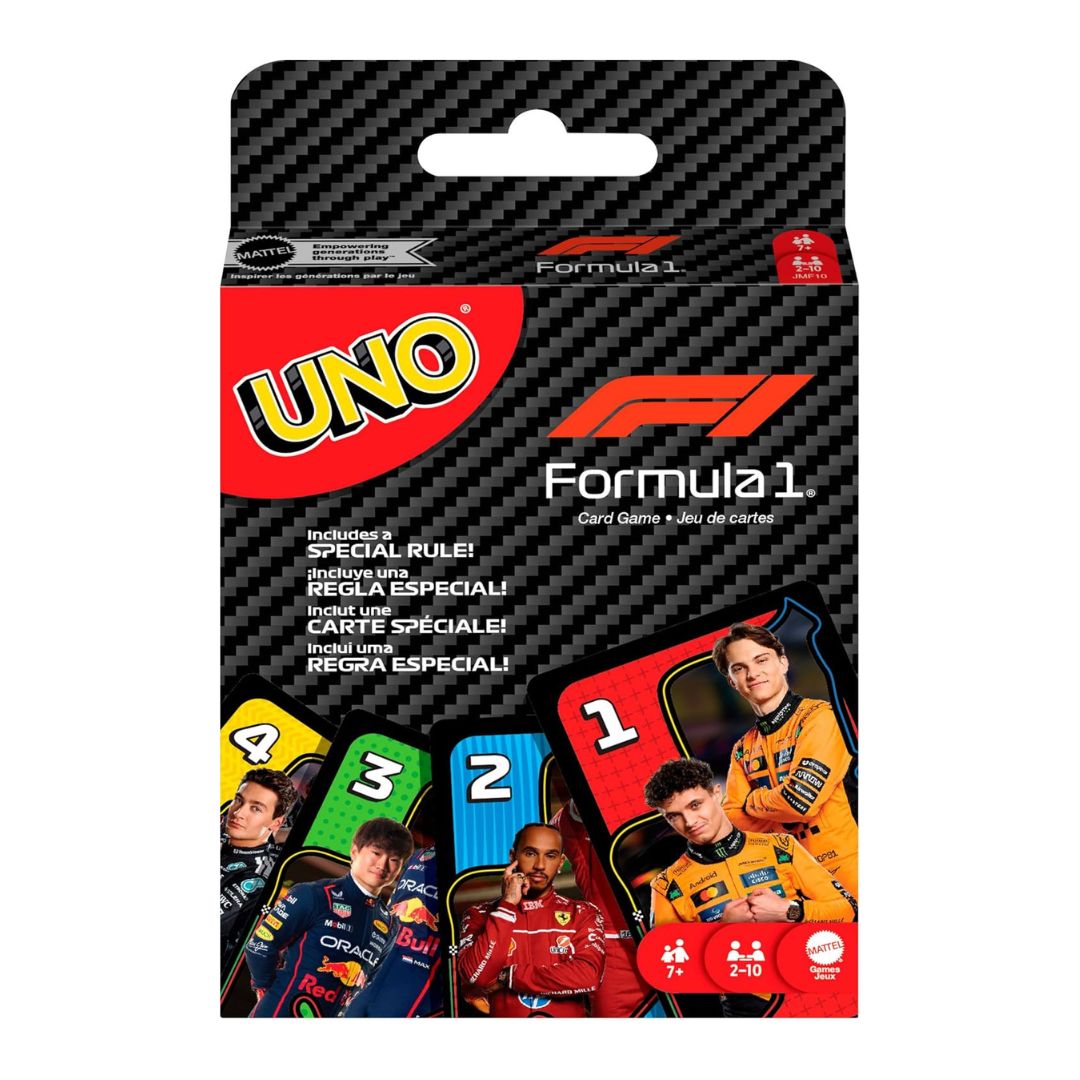 Mattel Games UNO F1 Formula 1