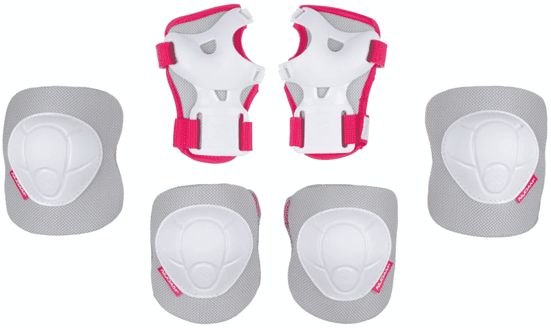 NIJDAM SKATE PROTECTOR SET KIDS - WHITE OUT