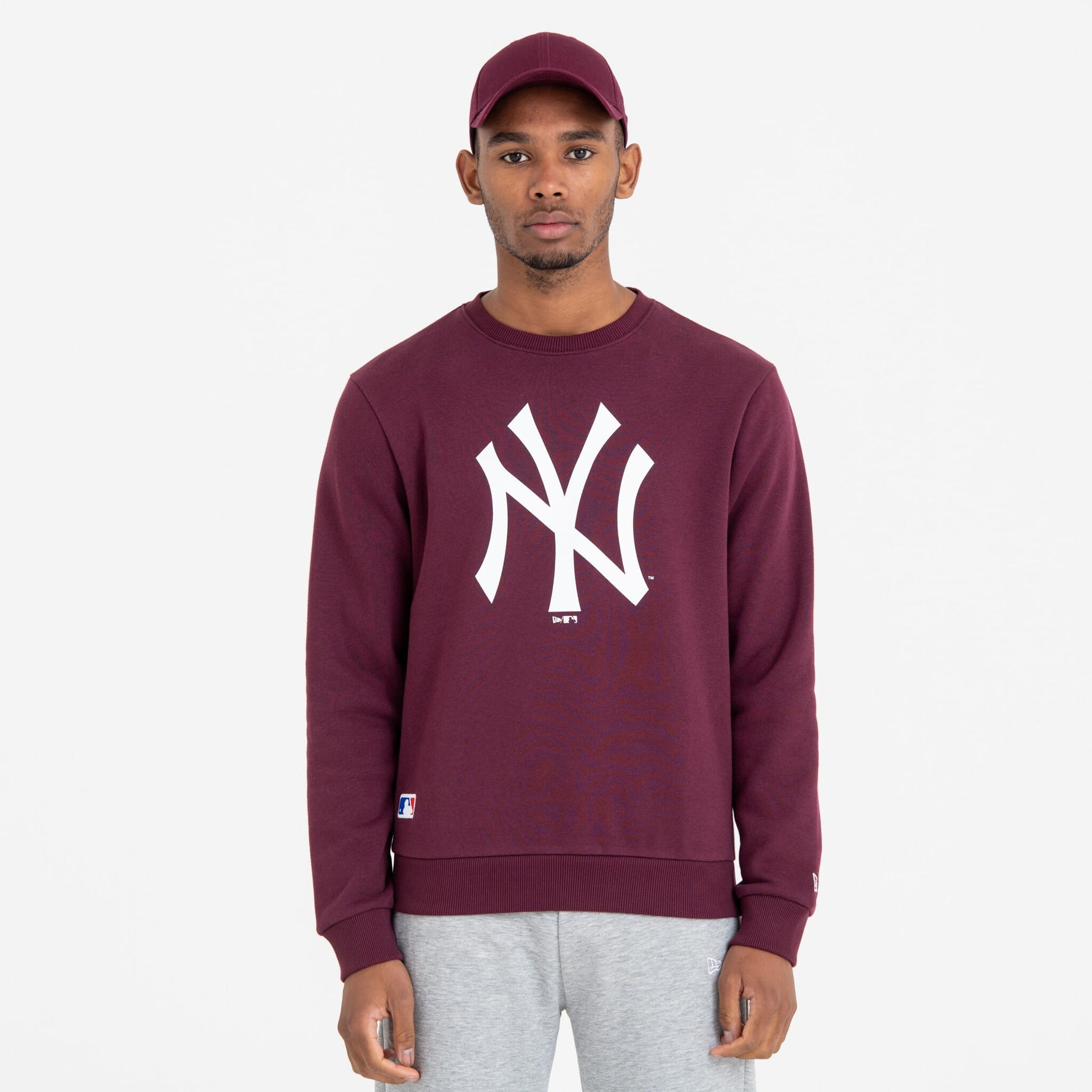 NEW ERA NOS MLB REGULAR CREW NECK NEYYAN  MRNWHI