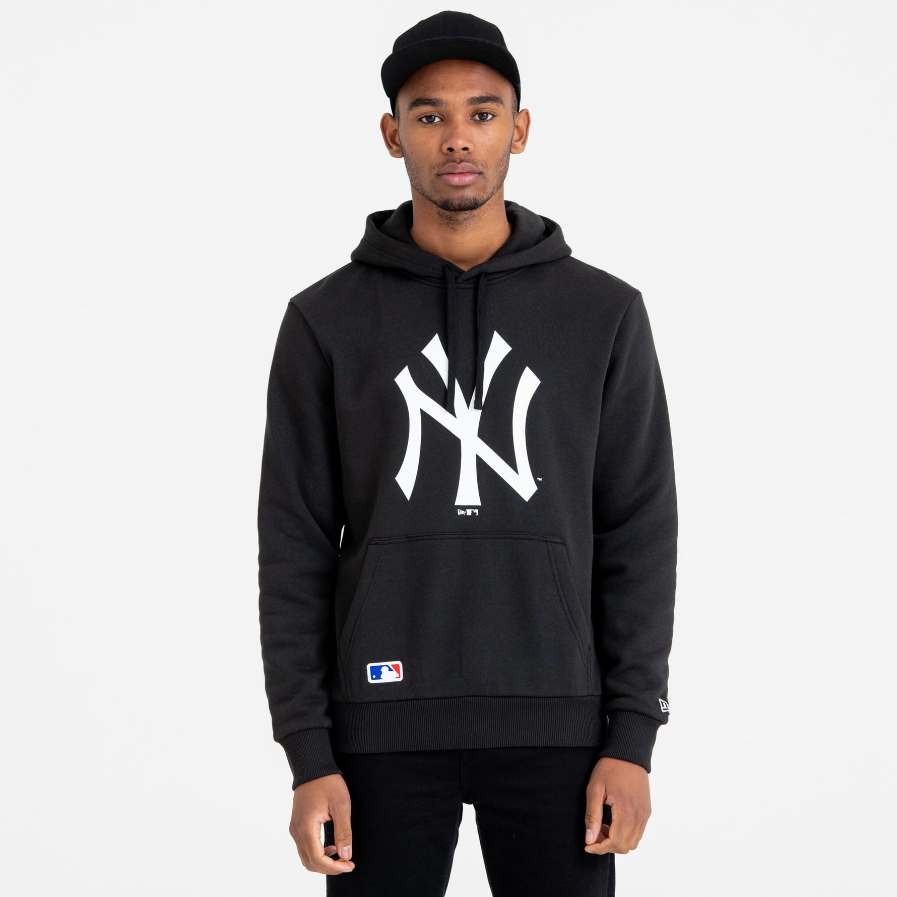 NEW ERA NOS MLB REGULAR HOODY NEYYAN BLKWHI