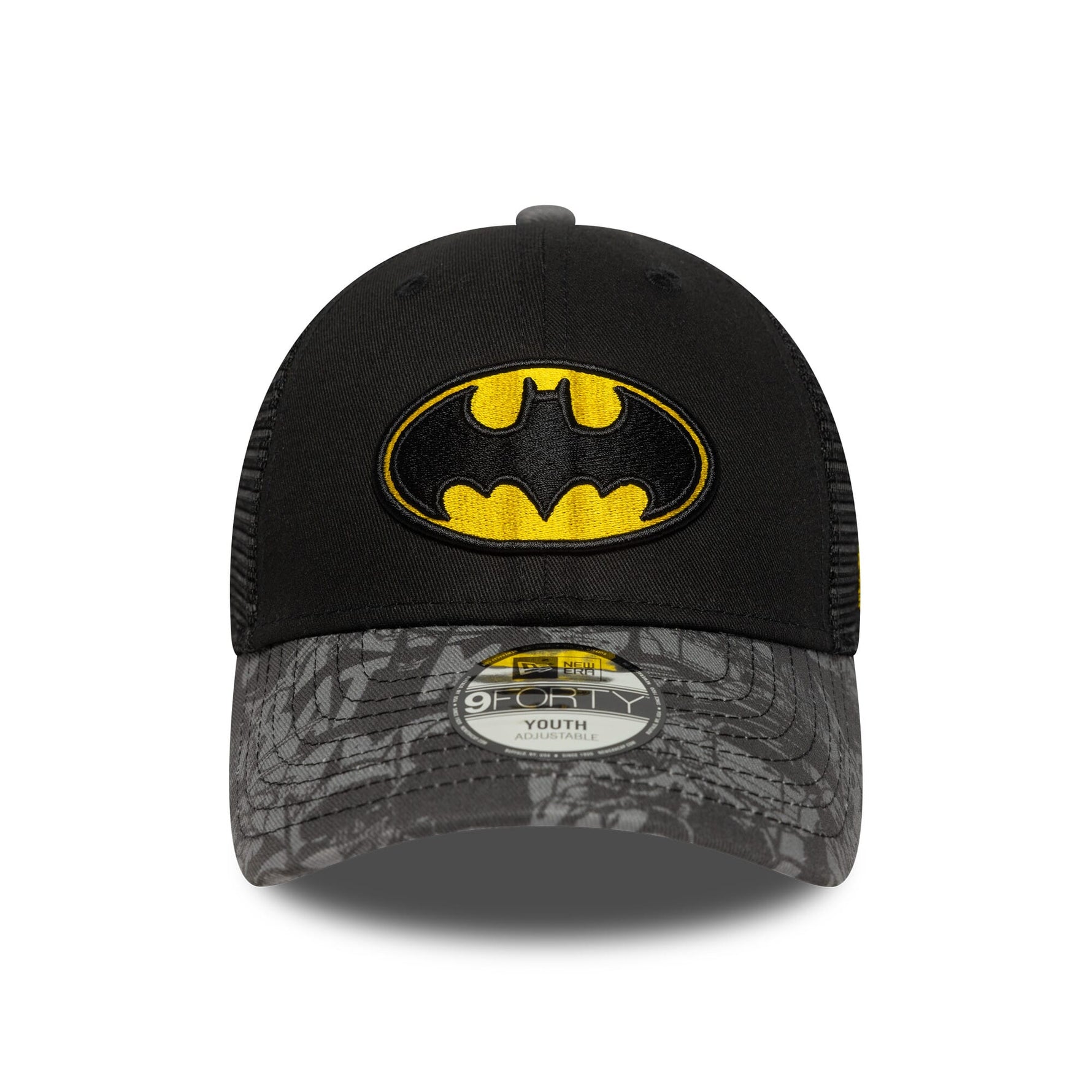 NEW ERA YOUTH DC 9FORTY TRUCKER BATMAN BLK