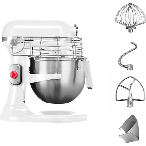 KitchenAid 6.9 L Professional Bowl-Lift Stand Mixer - White