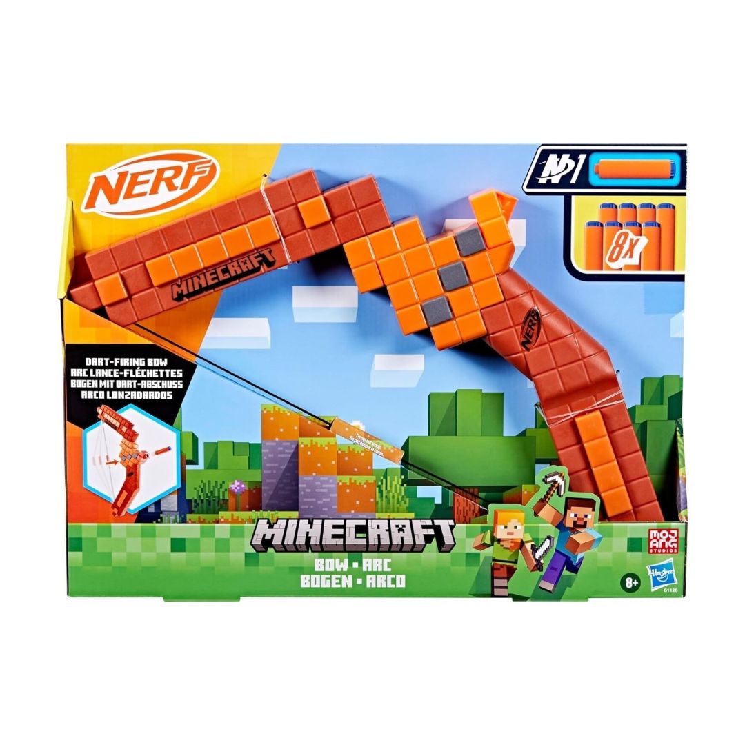 Nerf Minecraft Bow Dart Blaster