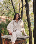 Suede Jacket - Beige