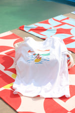 V-neck Tshirt - Sunset