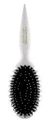 OVAL CURLY BEIGE HAIR BRUSH