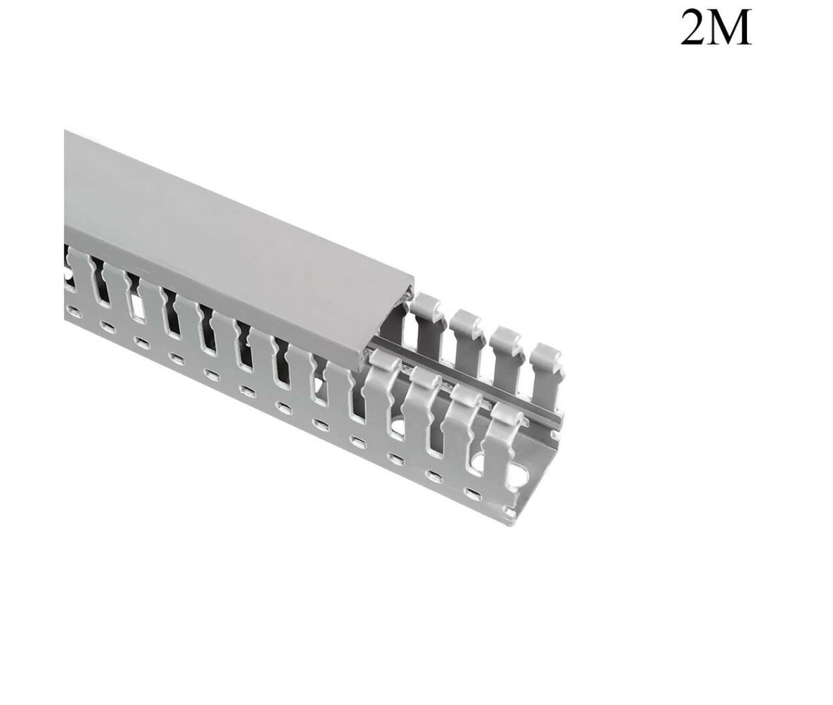 Cable Trunk | Slotted | 25x40mm | 2M | Gray