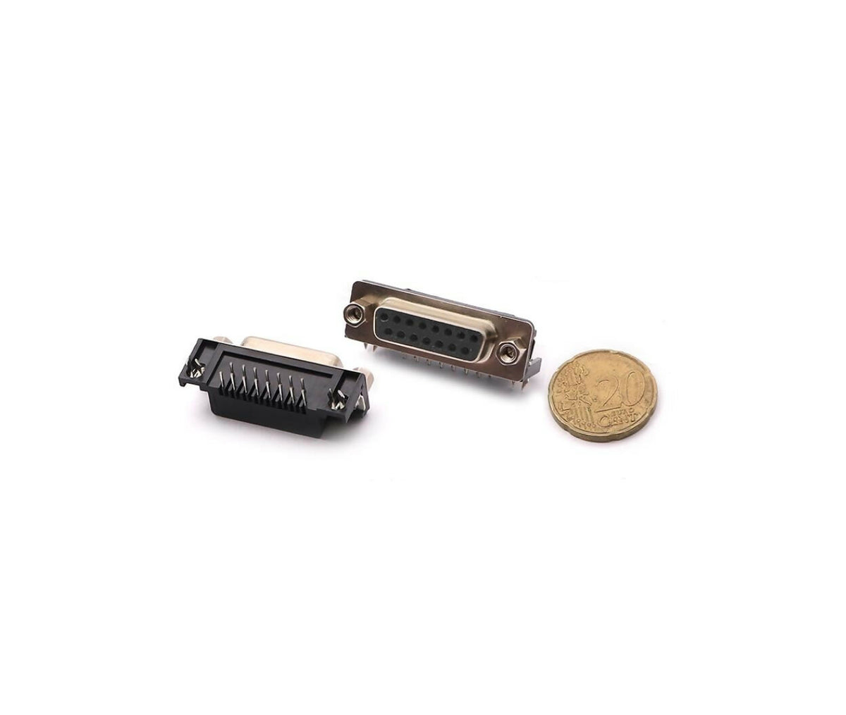 Connector | DB15 Female 90 Degree | PCB Mount
