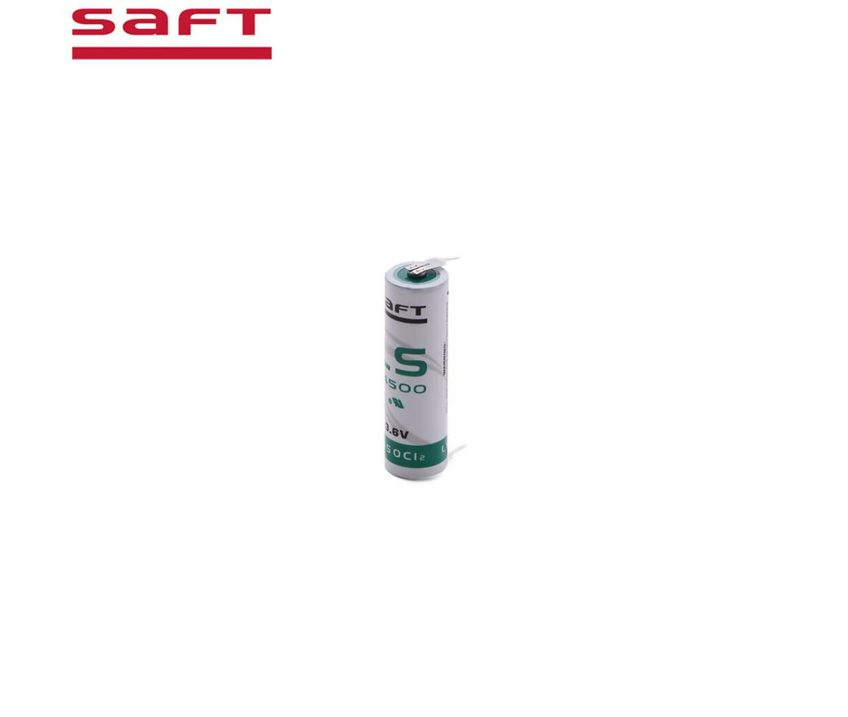 Lithium-SoCl2 Battery | 3.6V 2600mAh | LS14500 | Tag | Saft