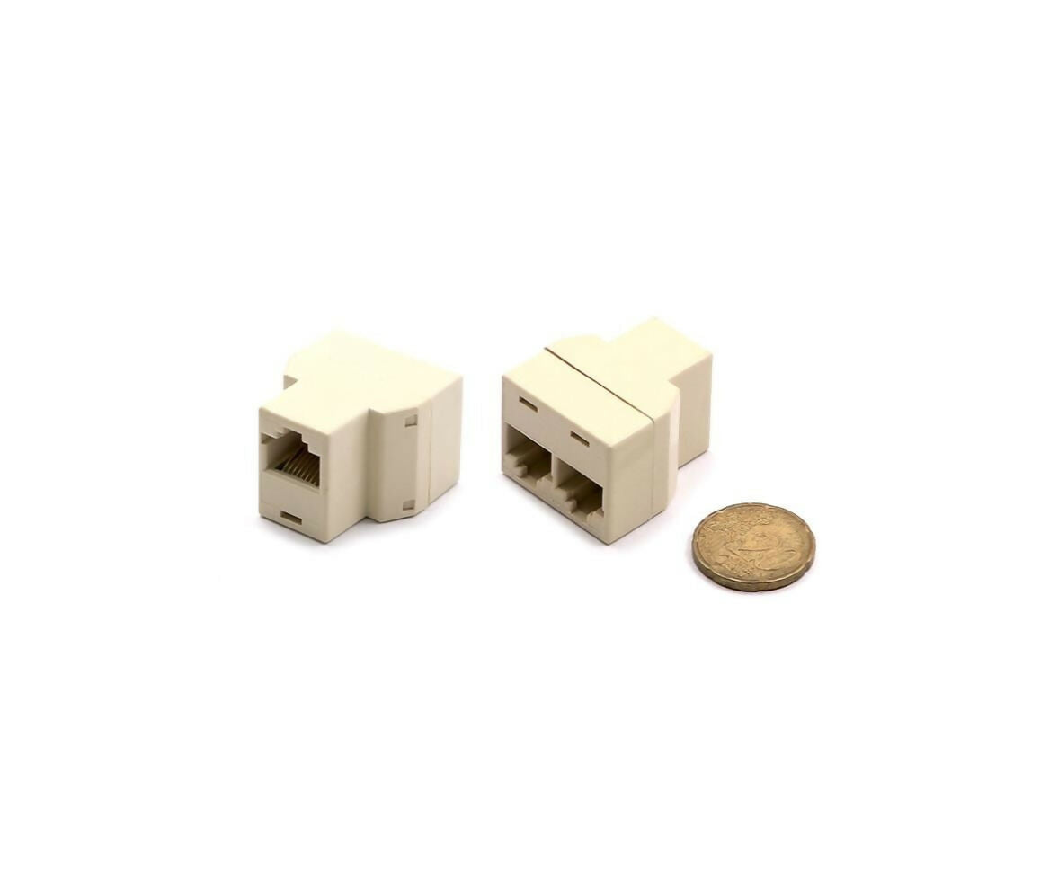 Network Connector | RJ45 Female - 2x Female
