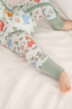 TeeJayz Dino Bamboo Zippy Onesie 18-24 Months