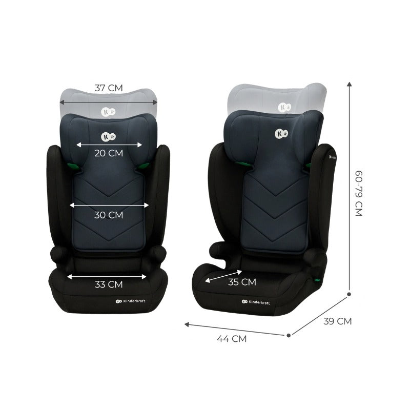 I-Spark Car Seat i-Size 100-150cm Black