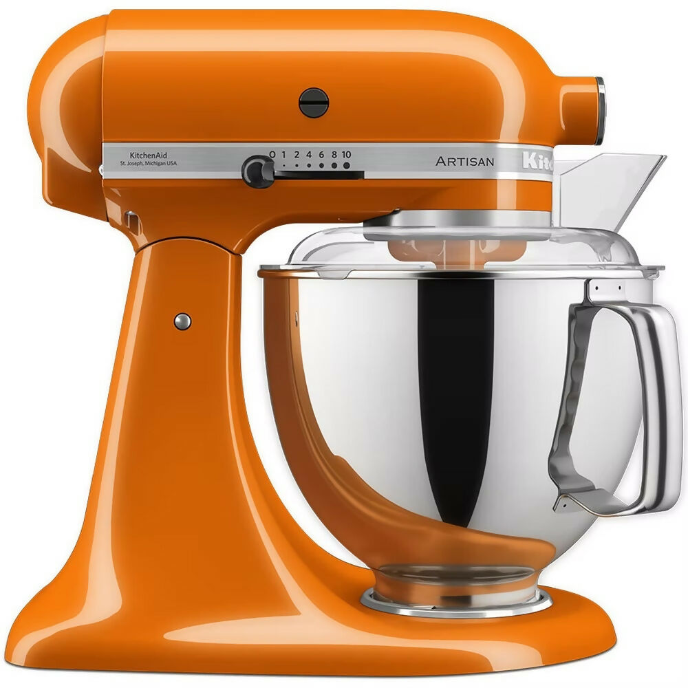 KitchenAid Artisan Tilt Head Stand Mixer 4.8L + PS + Prep Bowl + Flex Edge Beater - Honey