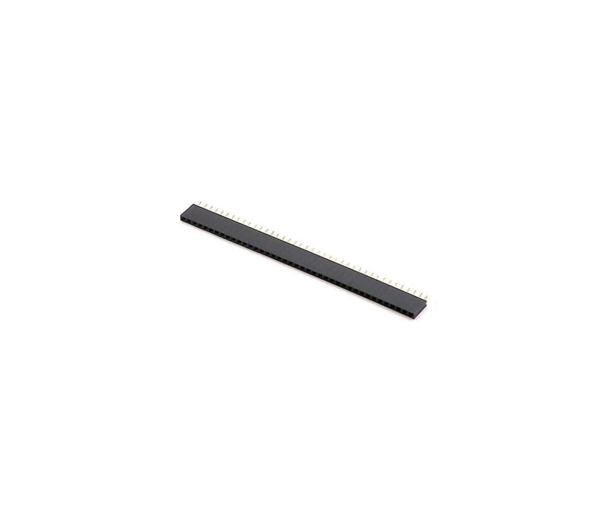 Connector | Straight Female Pin Header | 40x1 | 3x2.54mm