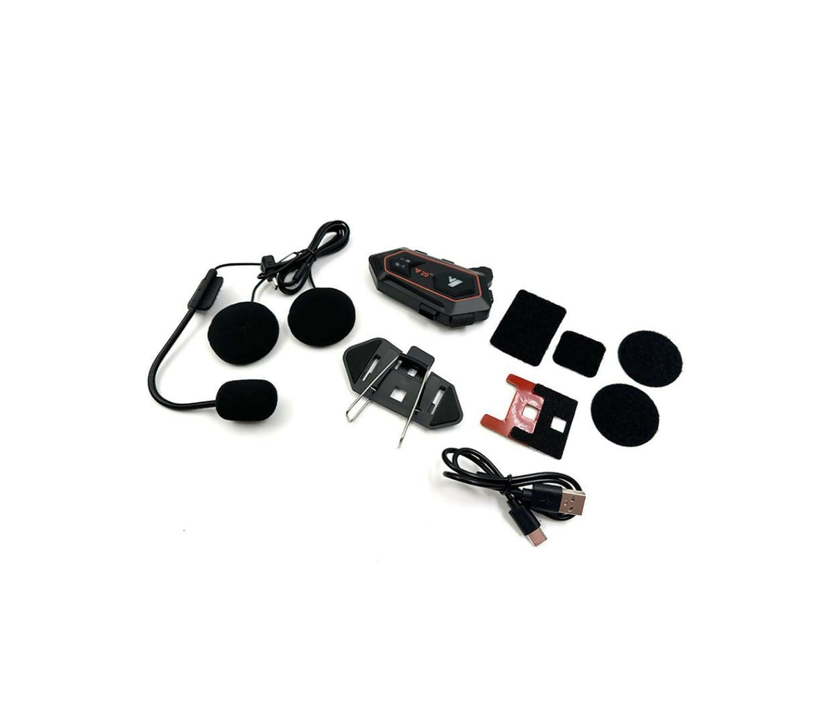 Motorcycle Helmet Bluetooth Headset, RGB Color