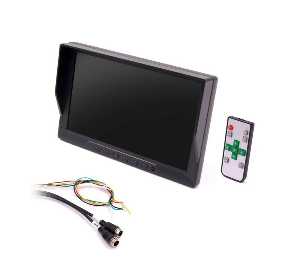 Car LCD Monitor | On-Dash | 10" | AHD | DVR | 2CH