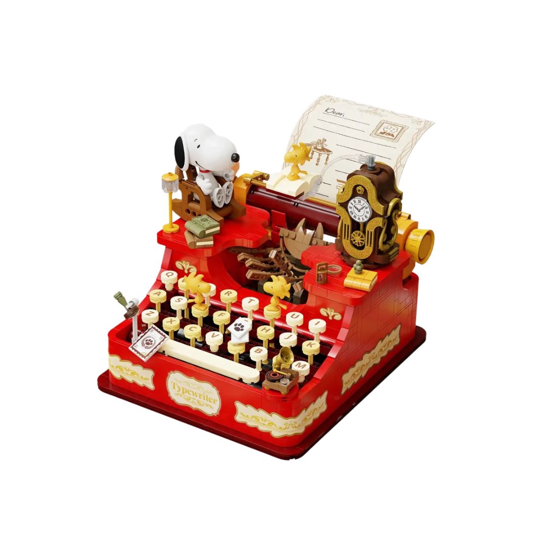 Pantasy Snoopy Typewriter Building Set