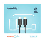 Porodo Blue 20W PD Type C to Lightning PVC Cable 1.2M
