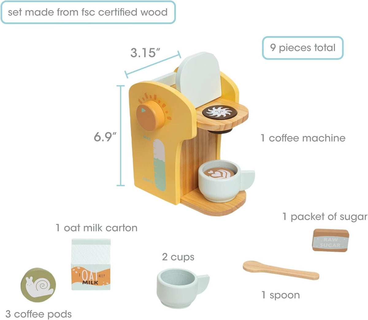 Montessori Toy Coffee Maker