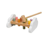 Wooden hammer bench