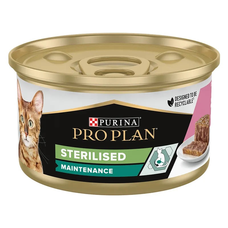 PRO PLAN CAT CAN Sterilised Maintenance Tuna & Salmon 85g