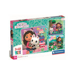 Clementoni Gabby's Dollhouse 3-in-1 Puzzle
