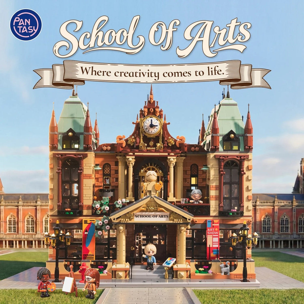 Pantasy School of Arts Building Set