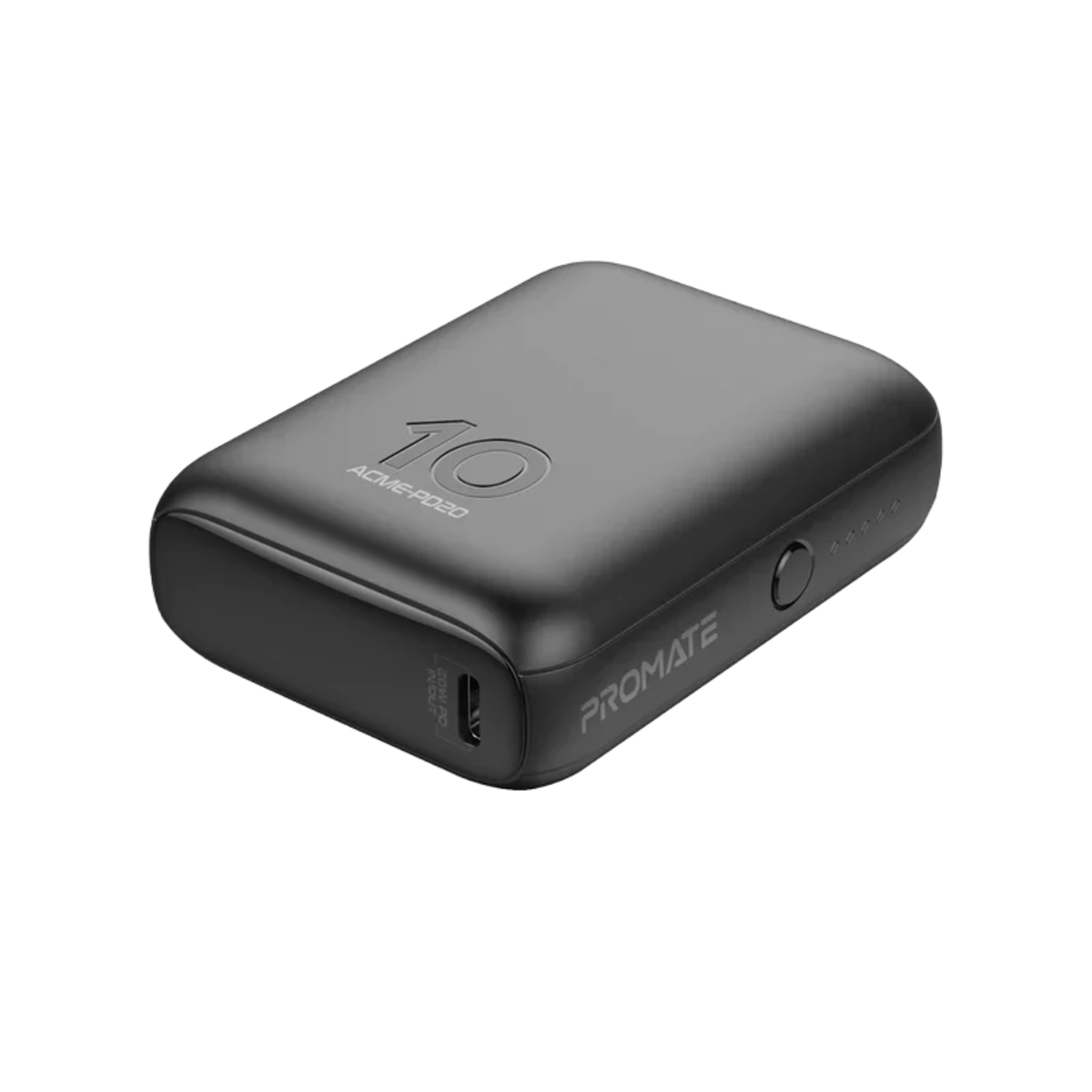 Promate (PowerUp-i) Compact 20W Compact Power Bank - Lightning - Black