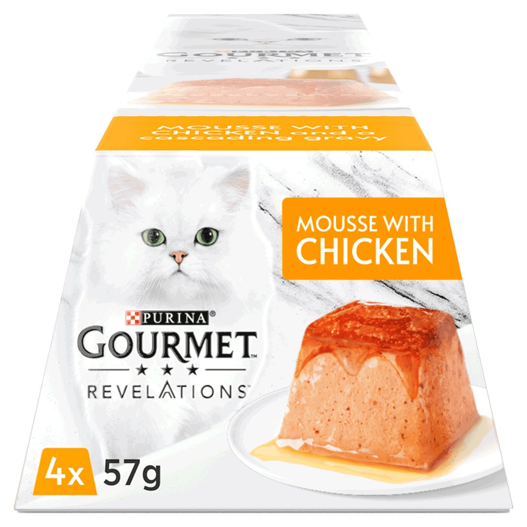 Purina Gourmet Revelations Mousse with Chicken 4 x 57g
