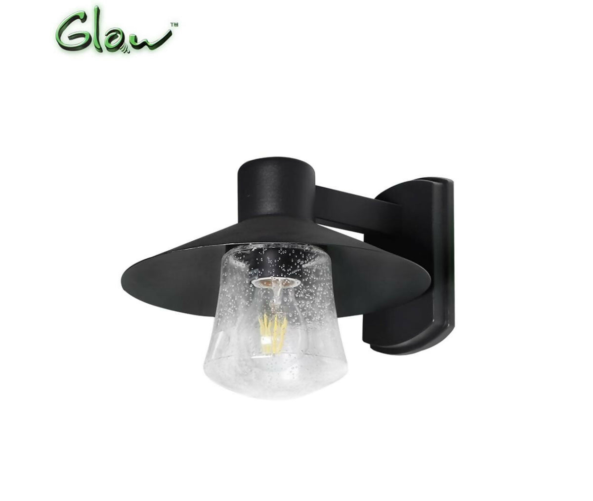 Exterior LED Light | Facing Down Wall Mount | E27 | Black | OW102 | Glow