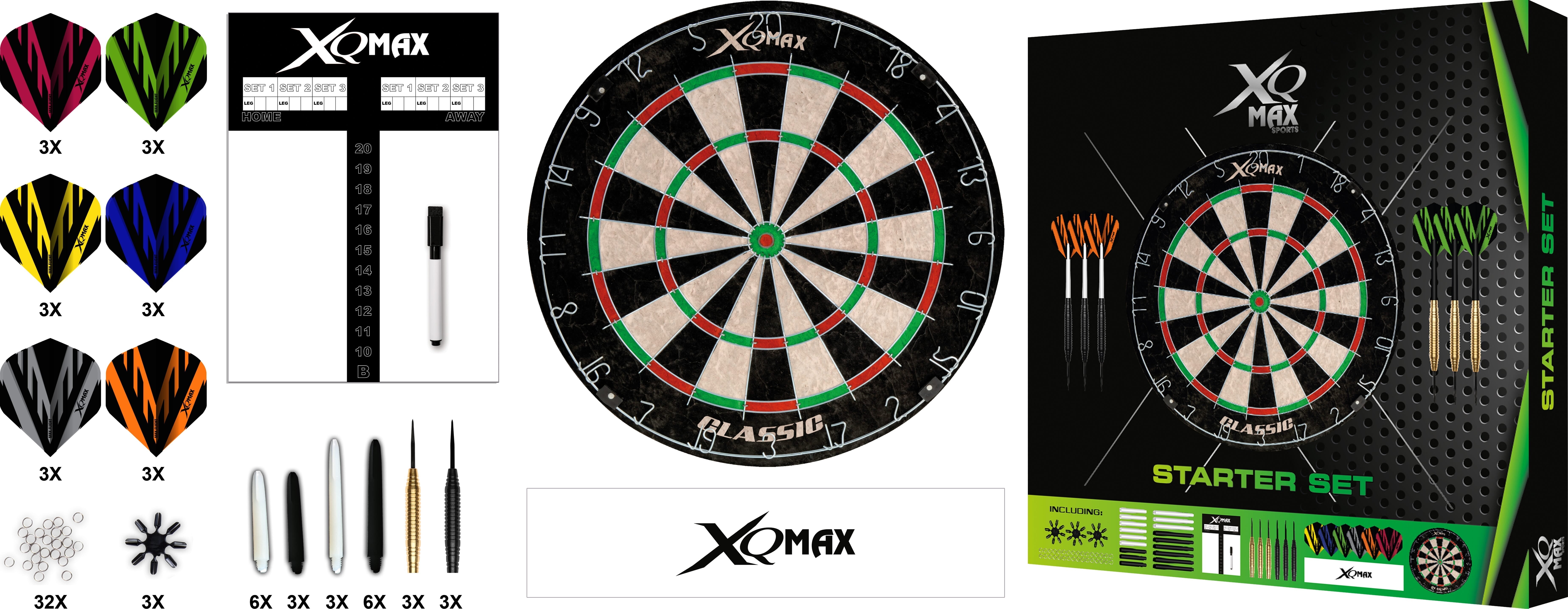 XQ MAX STARTER DARTSET 90PCS