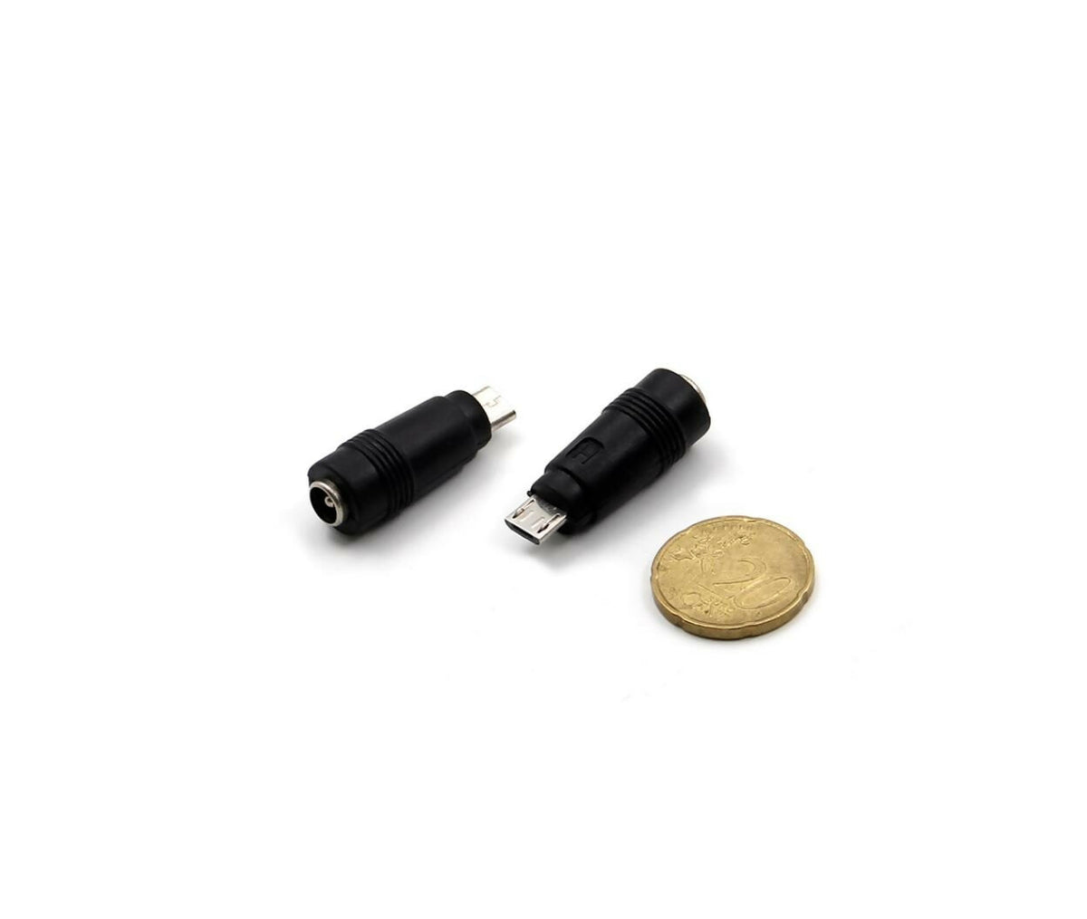 DC Power Adapter | Barrel Jack 2.1mm - Micro USB