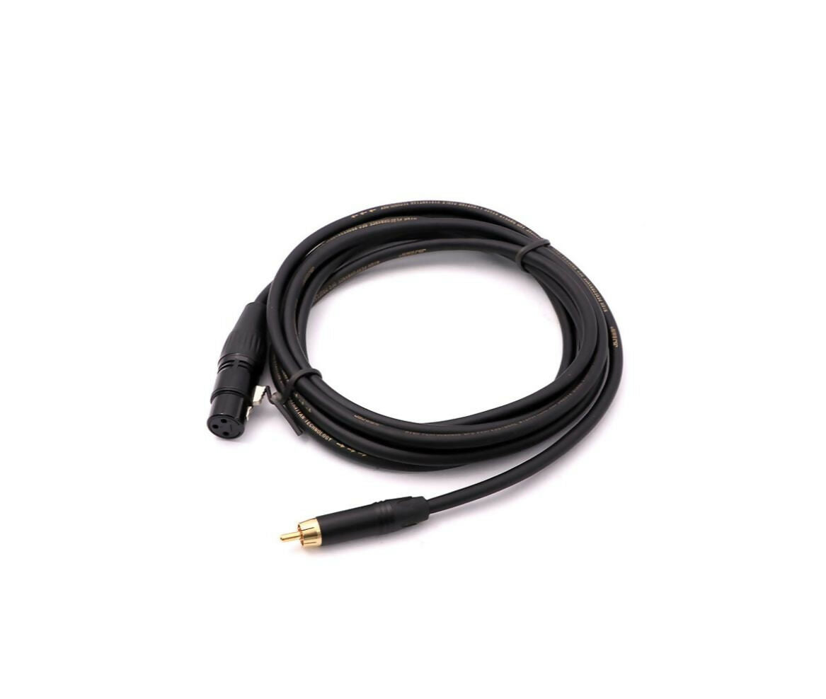 Audio Cable | XLR 3-Pin Female - RCA Male | 3M