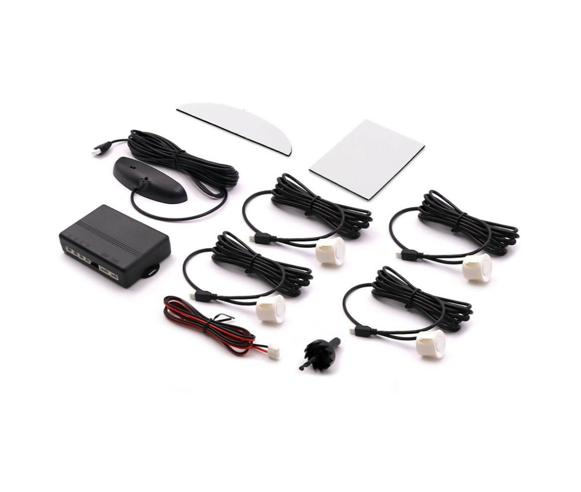 Car Parking Aid System | LED Display | White