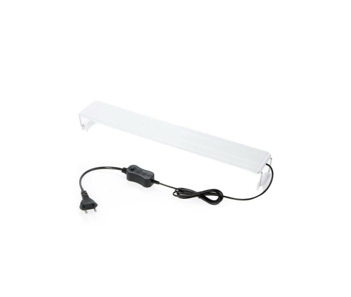 Aquarium Lamp LED | Fish Tank Aquatic Plant | Retractable 30~40cm | White & Blue | 6W