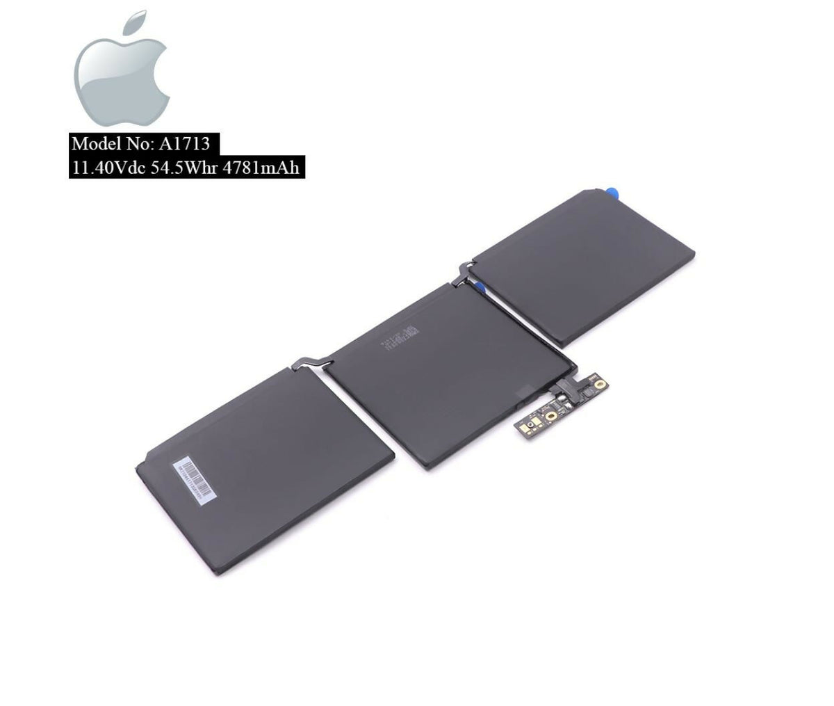 Laptop Battery | 11.4V 4.781Ah | Compatible With Apple A1713A