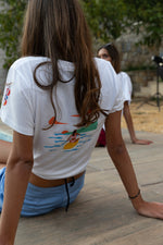 V-neck Tshirt - Sunset Women